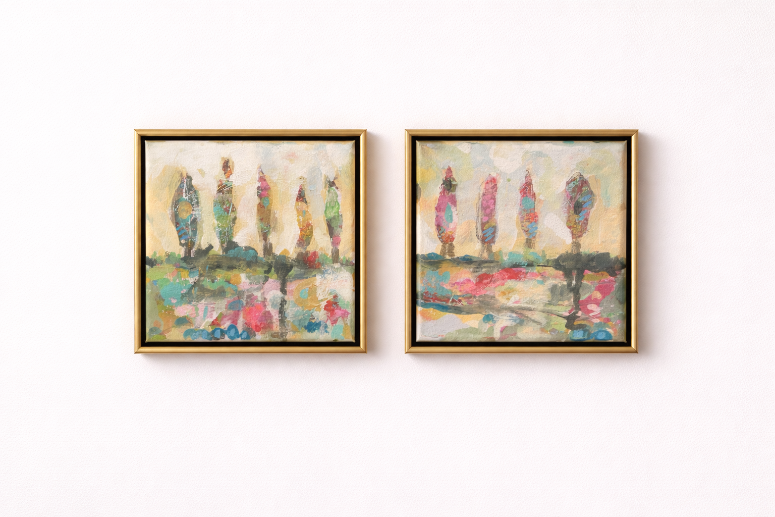 Let's Walk, 12x12 (framed)