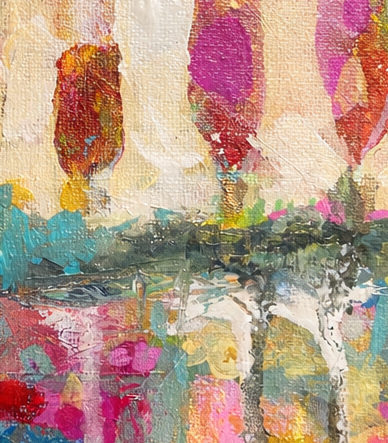 Happy Grove, 12x12 (framed)