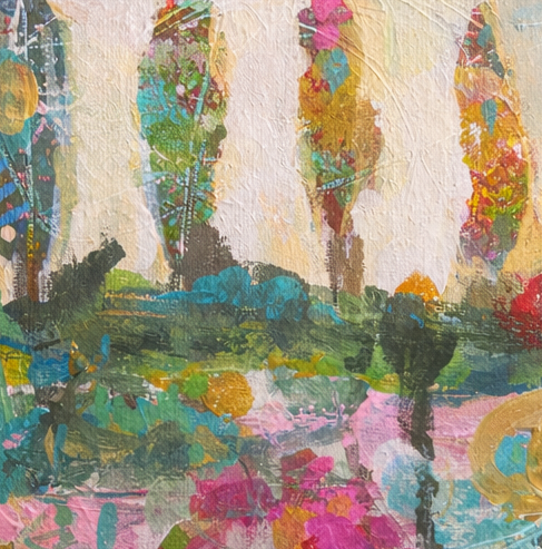 Let's Walk, 12x12 (framed)