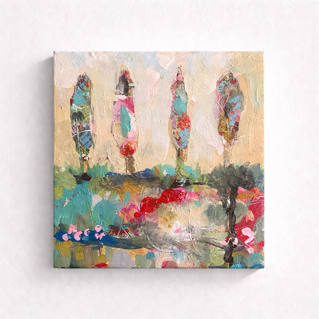 Well Dressed, 12x12 (framed)